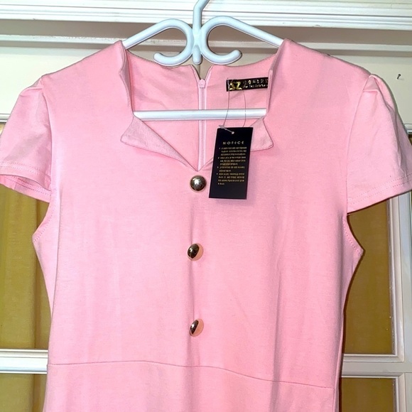 🌸 Delicate Pink 🌸 like a cake 🎂 summer dress Made in Korea 🌸 - Picture 3 of 10